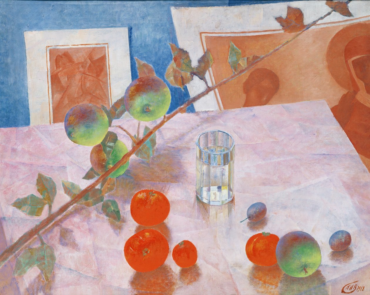 Ainda vida, 1918 de Kuzma Sergeevich Petrov Vodkin