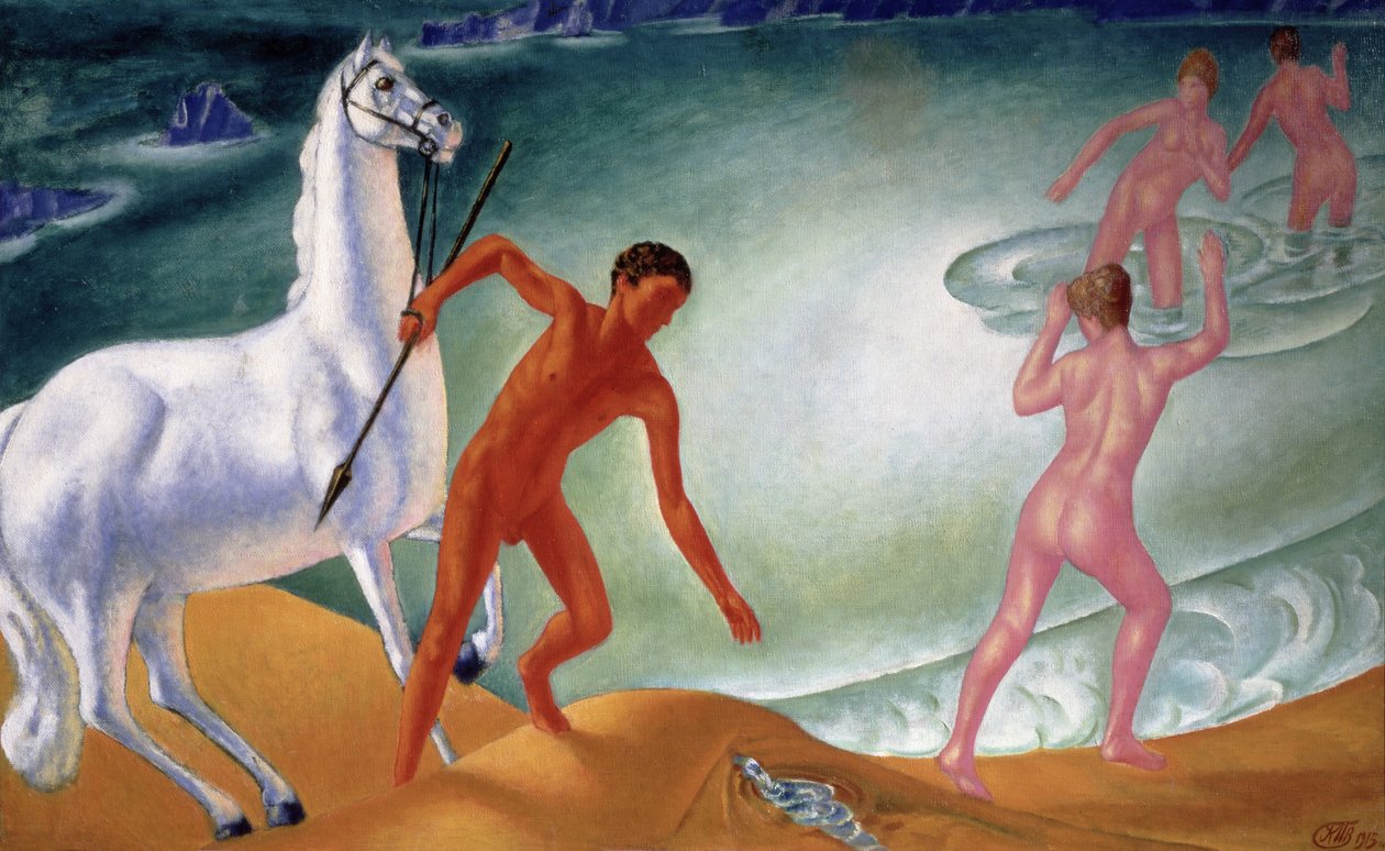 O guerreiro sedento, 1915 de Kuzma Sergeevich Petrov Vodkin