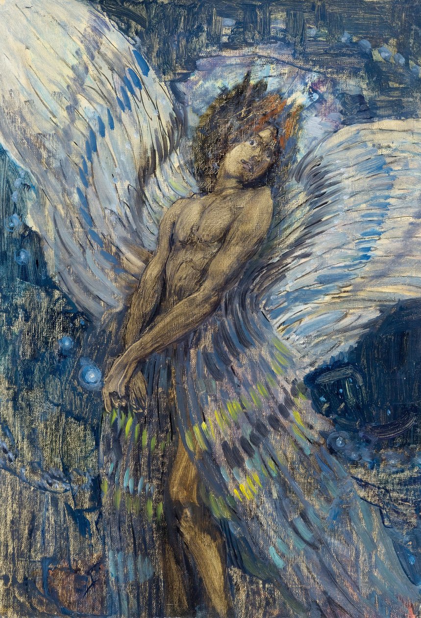 Demônio, 1904. de Kuzma Sergeevich Petrov Vodkin
