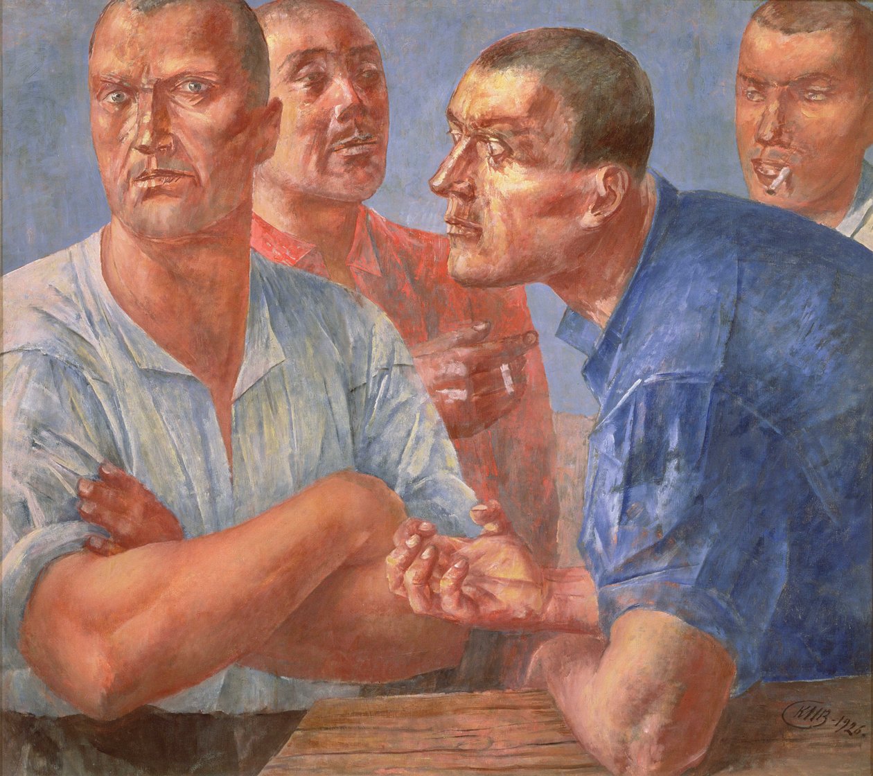 Trabalhadores de Kuzma Sergeevich Petrov Vodkin