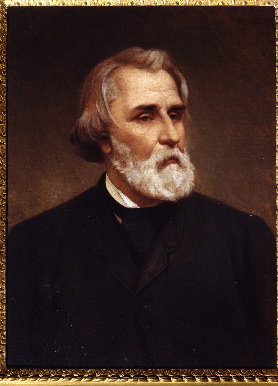 ""Retrato de Ivan Sergeievitch Tourgueniev (Turgenev de Kyrill Antonovitch Gorbunov