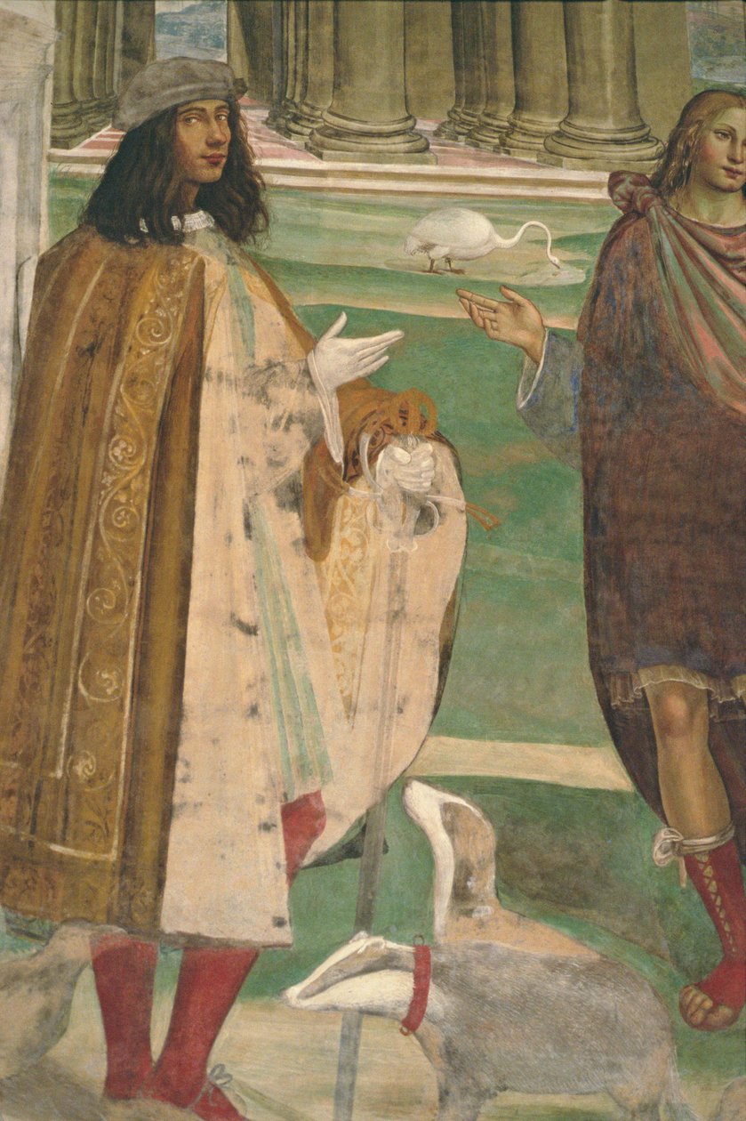 A vida de São Bento (detalhe) de L. and Sodoma, G. Signorelli