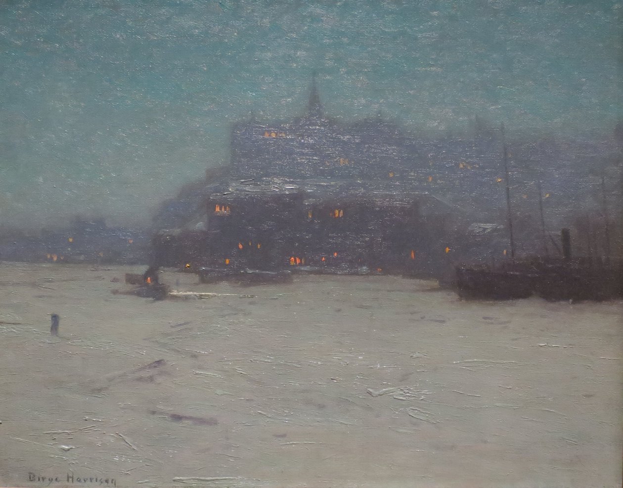 Quebec do porto, c. 1910, High Museum.JPG de Lowell Birge Harrison