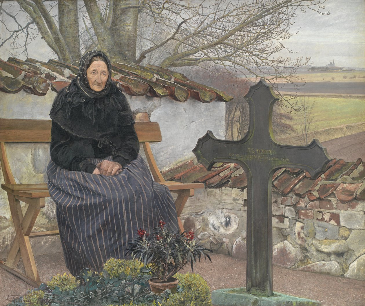 Adro da Igreja em Fløng de Laurits Andersen Ring