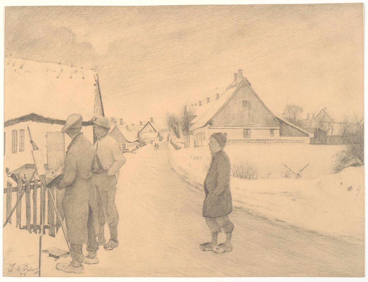 O pintor na aldeia de Laurits Andersen Ring