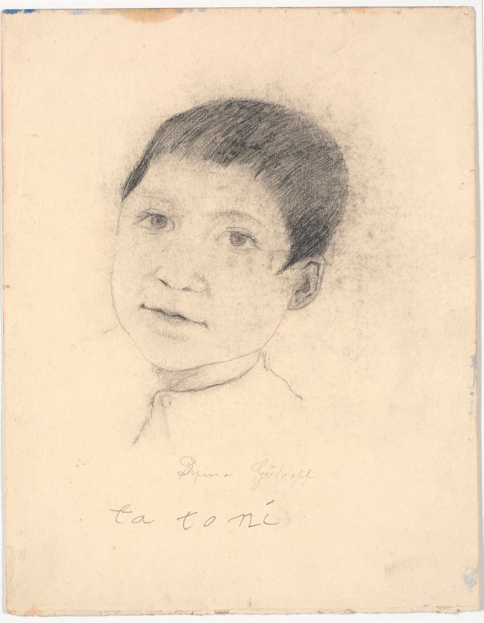 Retrato de menino italiano de Laurits Andersen Ring