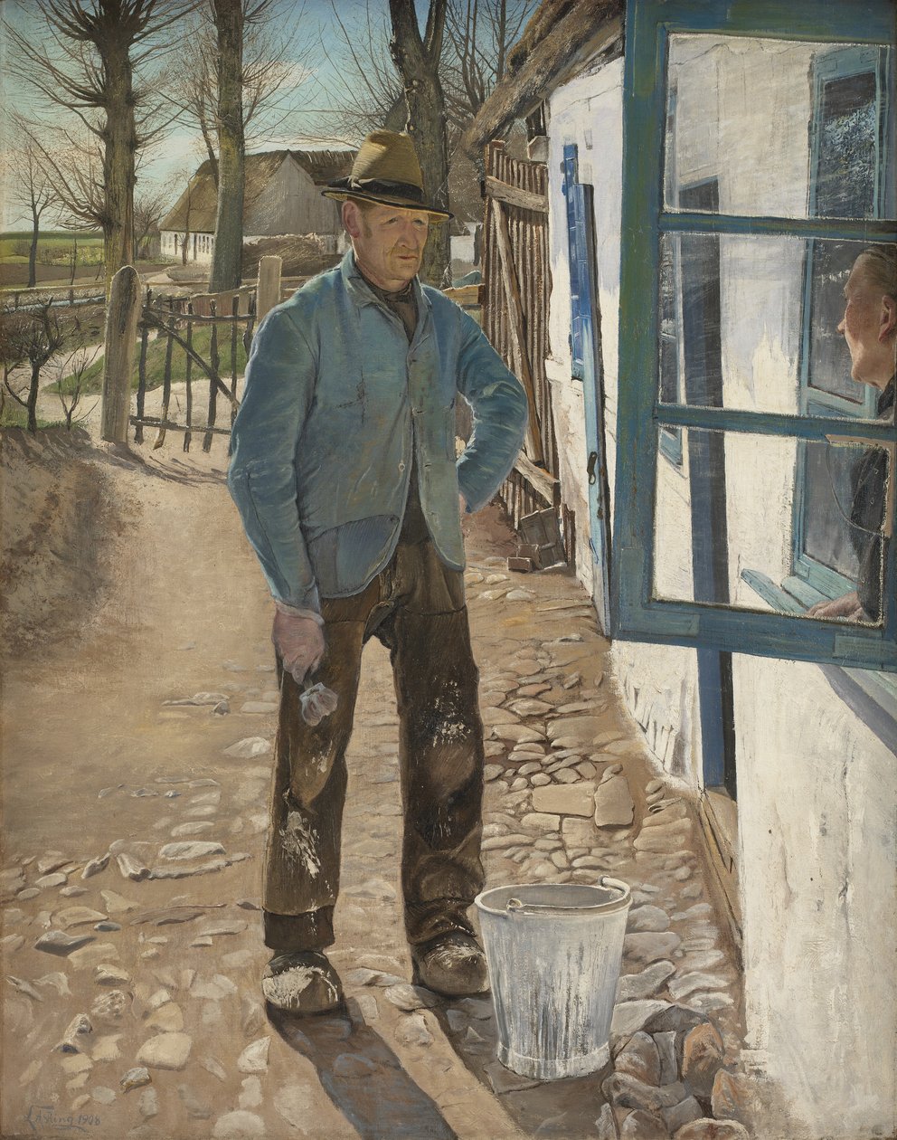 branquear a casa velha de Laurits Andersen Ring