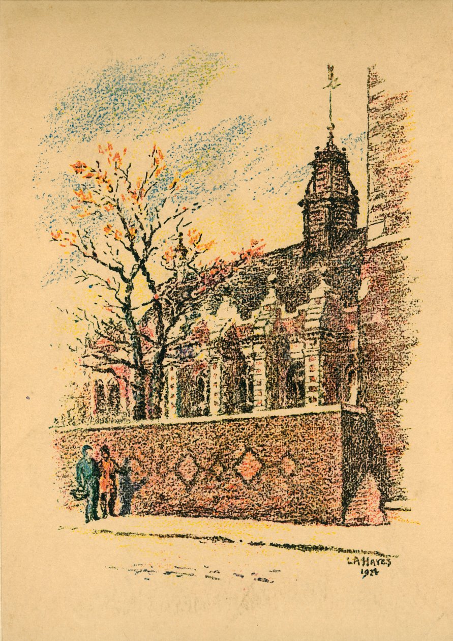 Palácio de Lambeth, 1924. de L. A. Hayes