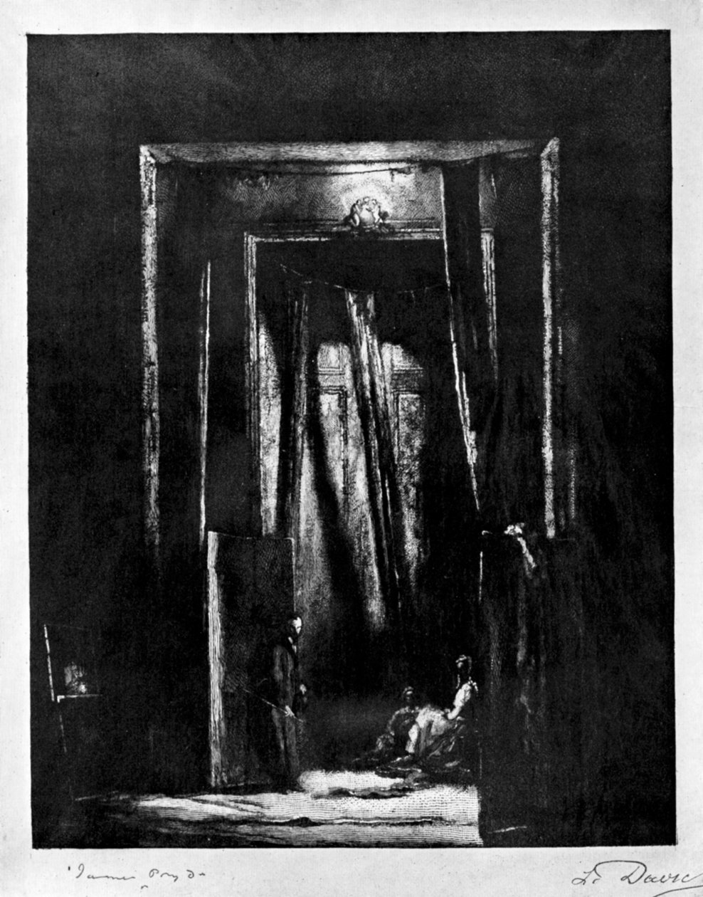 O interior sinistro, 1930. de L. Daviel