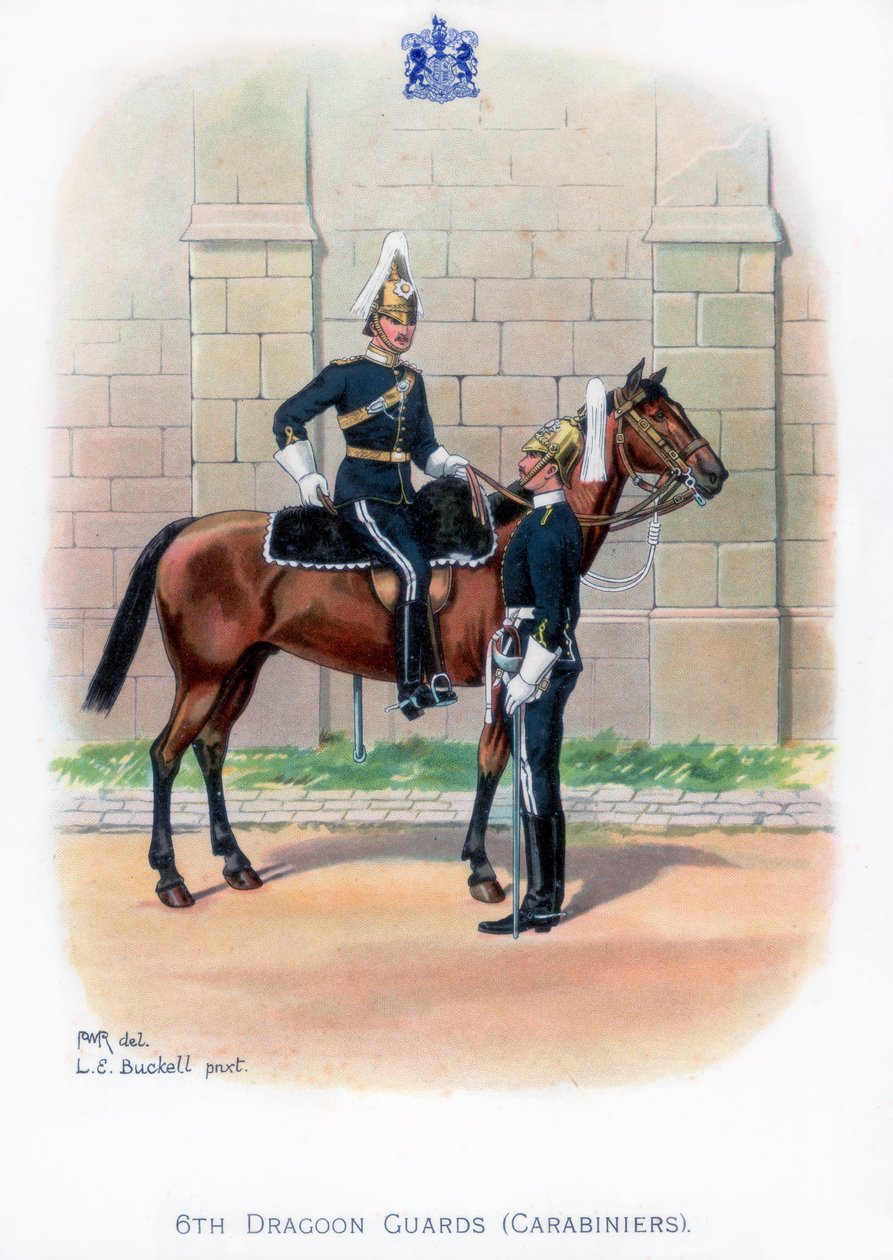 6o Dragoon Guards Carabiniers, 1915. de L. E. Buckell