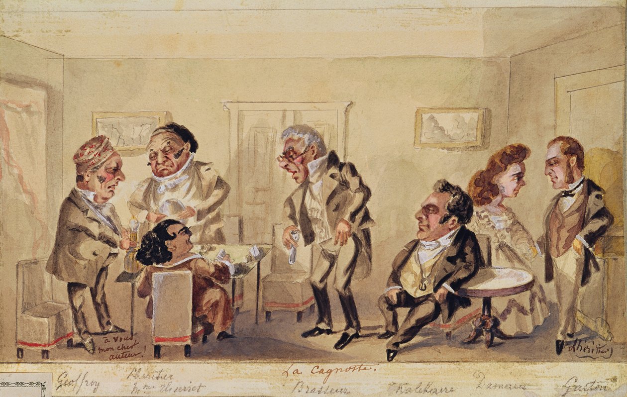 Ato I de &39;The Kitty&39; de Eugene Labiche (1815-1888) 1864 de L Heritier