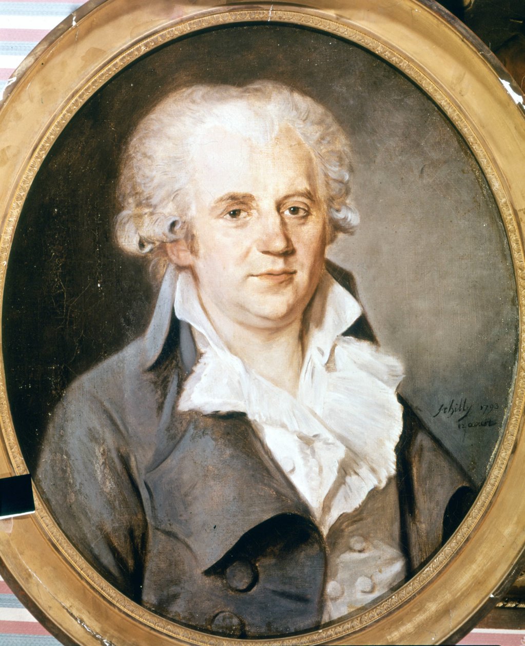 Georges Jacques Danton (1759 - 1794) por Schilly, em 12/08/1793. de L. L. Schilly