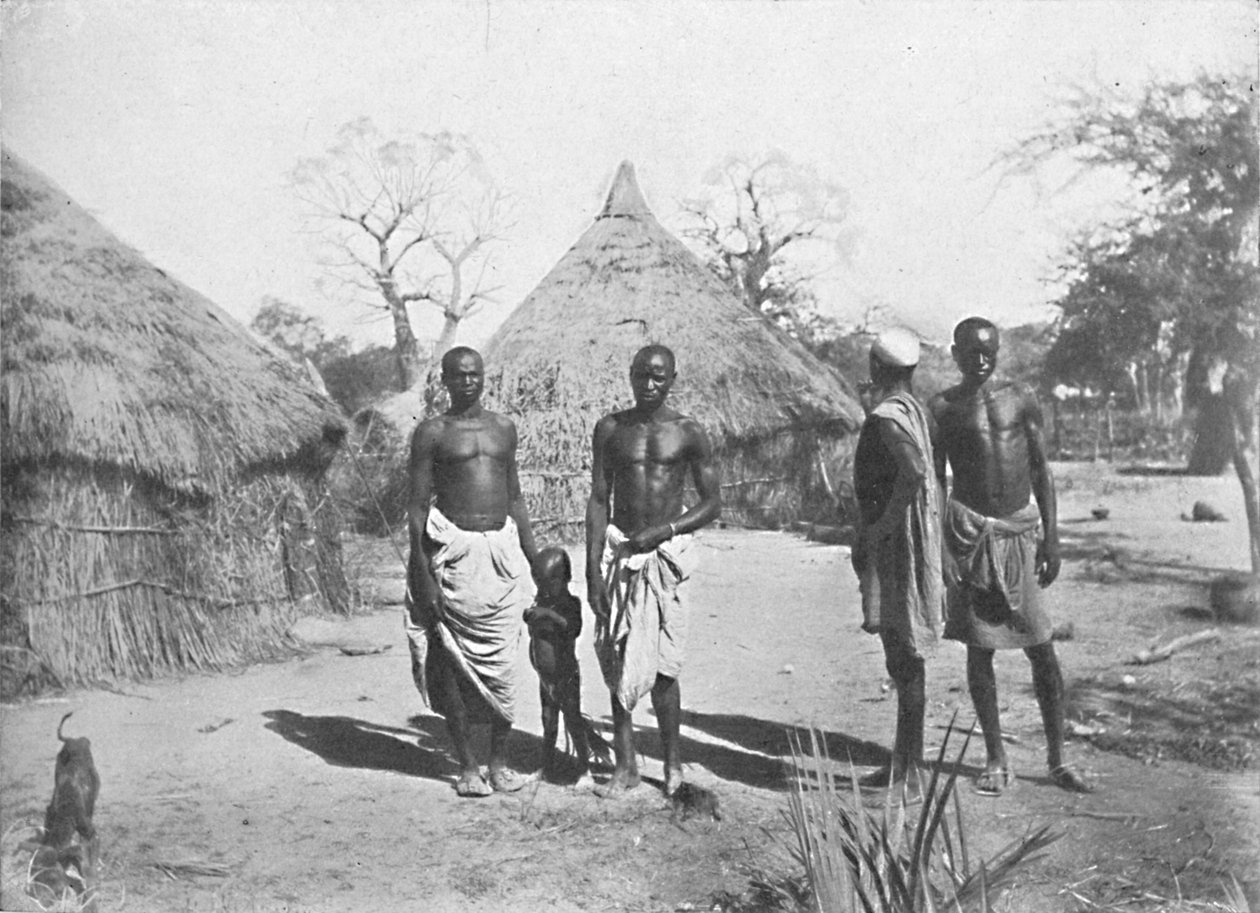 Hamegs, pessoas do Nilo Azul, 1912 de L. Loat