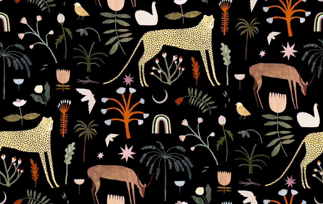 Padrão Jardim Selvagem, 2018 de Léa Le Pivert
