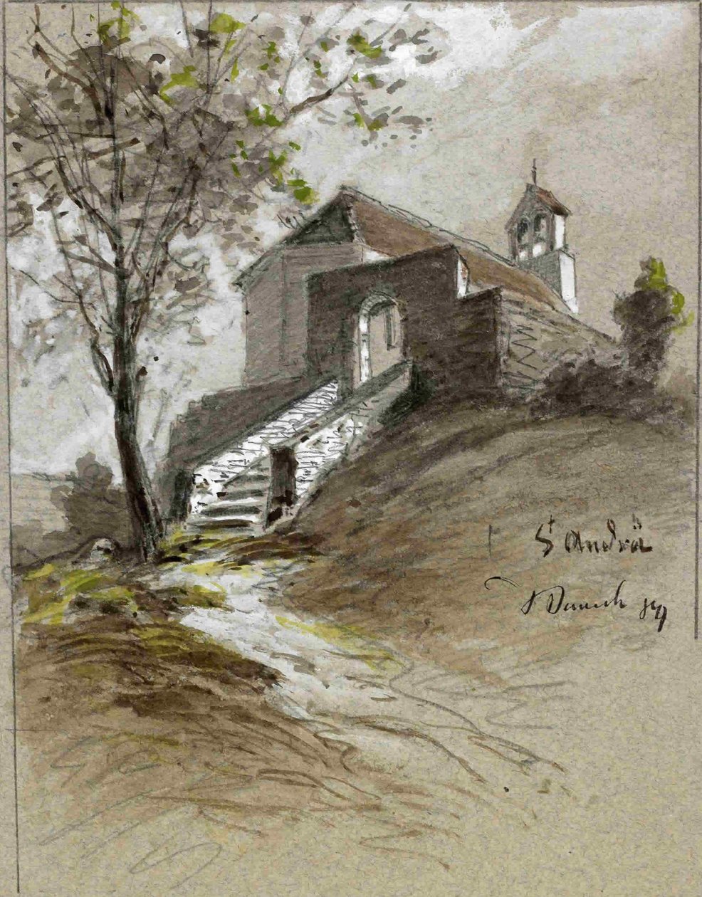 Igreja de São Andreja em Gozd perto de Otokun de Ladislav Benesch