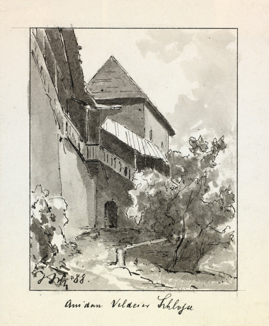 Parte do castelo de Bled de Ladislav Benesch