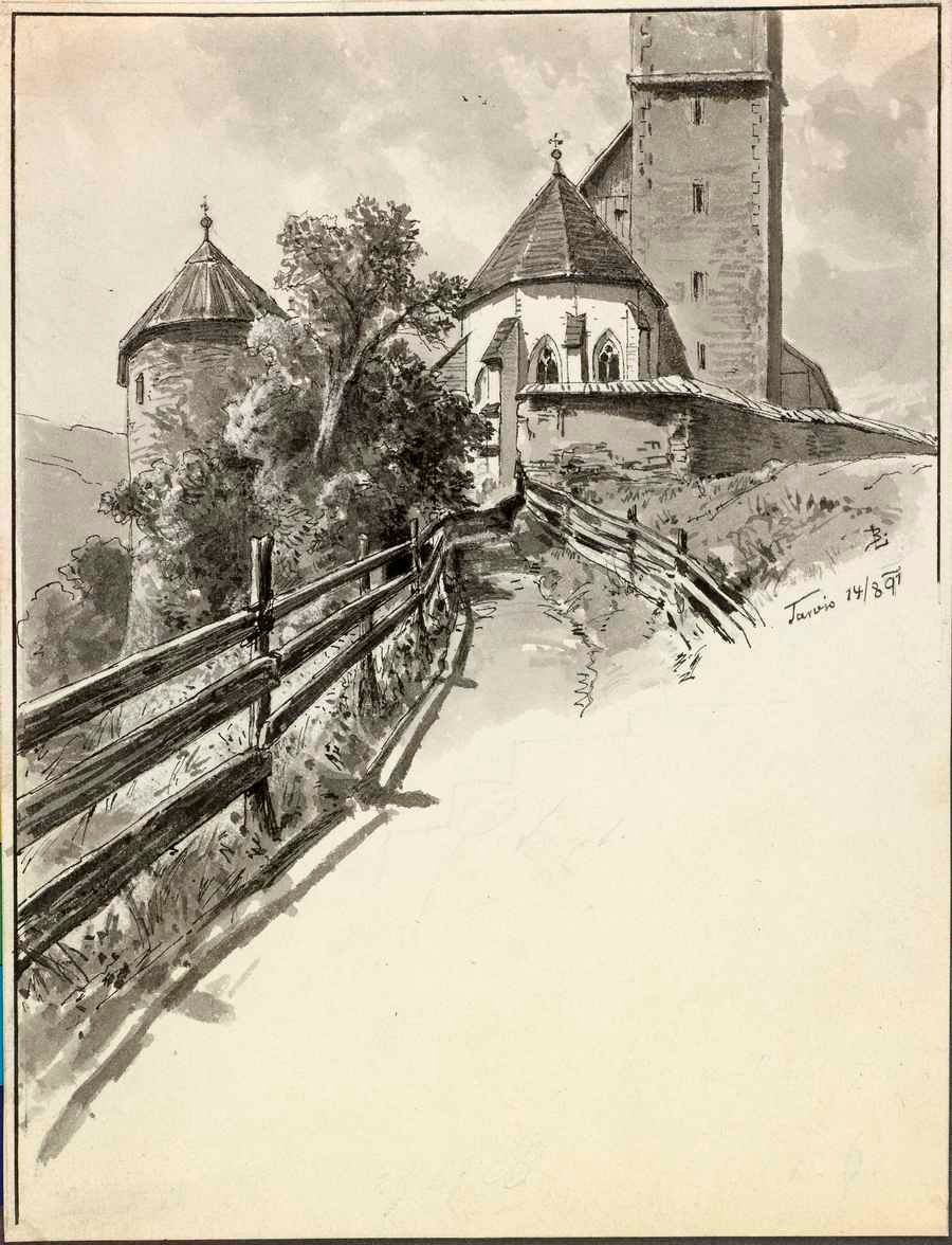 Igreja Farna em Trbizun de Ladislav Benesch
