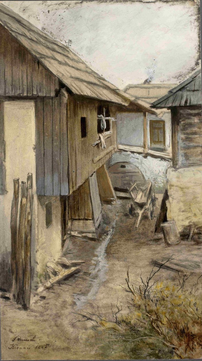 Kranjska gora-kmecko dvoriscen de Ladislav Benesch