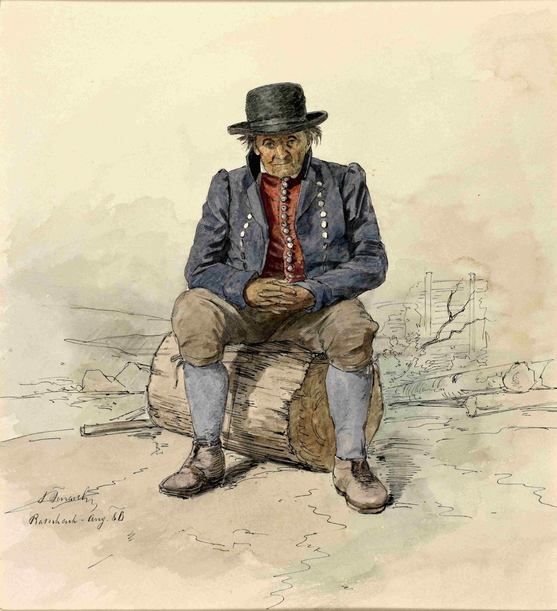 Portret senta em Ratecanan de Ladislav Benesch