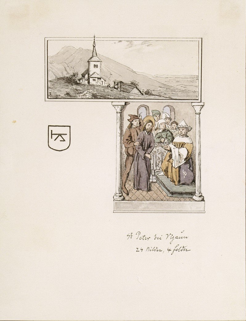 Sv. Pedro acima de Begunjamin de Ladislav Benesch