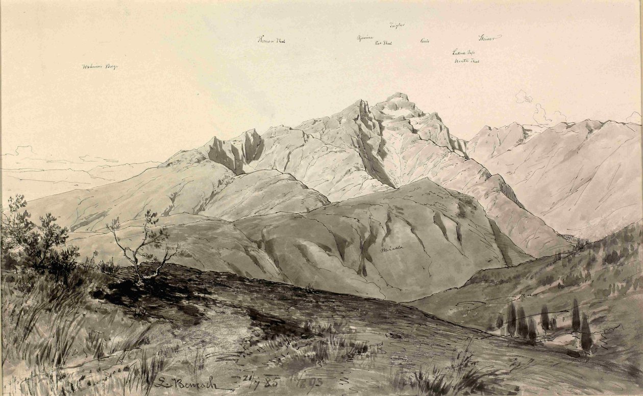 Triglav com Golicen de Ladislav Benesch