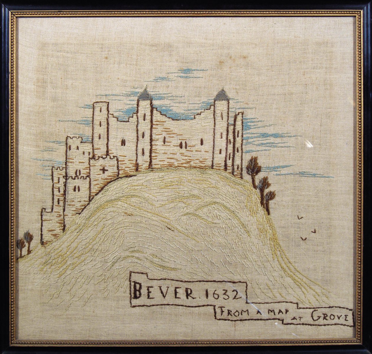 Tapeçaria do Segundo Castelo, depois de um original de 1632 (lã) de Lady Victoria Manners