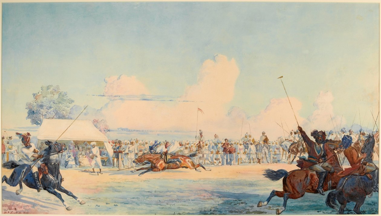 10º Concurso de Tent-pegging de Bengal Lancers de Lady  Butler