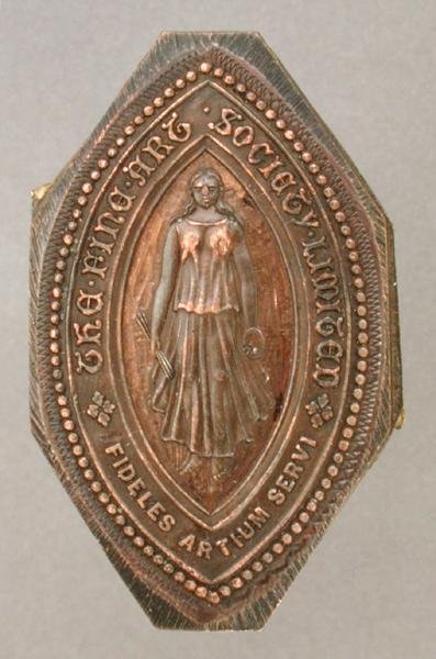 Selo de Empresa da Sociedade de Belas Artes (bronze) de Lady  Butler