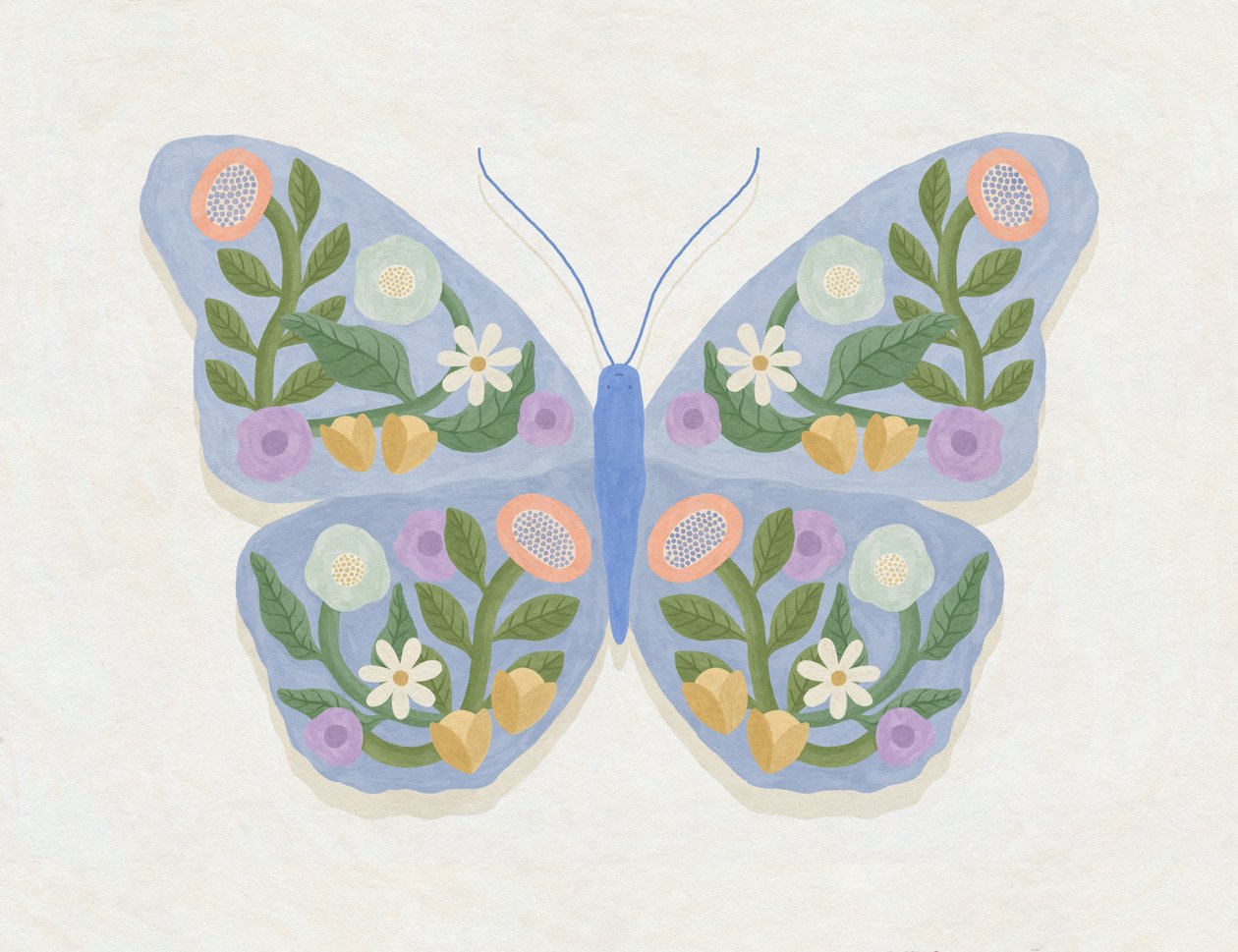 Borboleta Spring Blooms, 2023 (digital) de Lady Ann de Borja