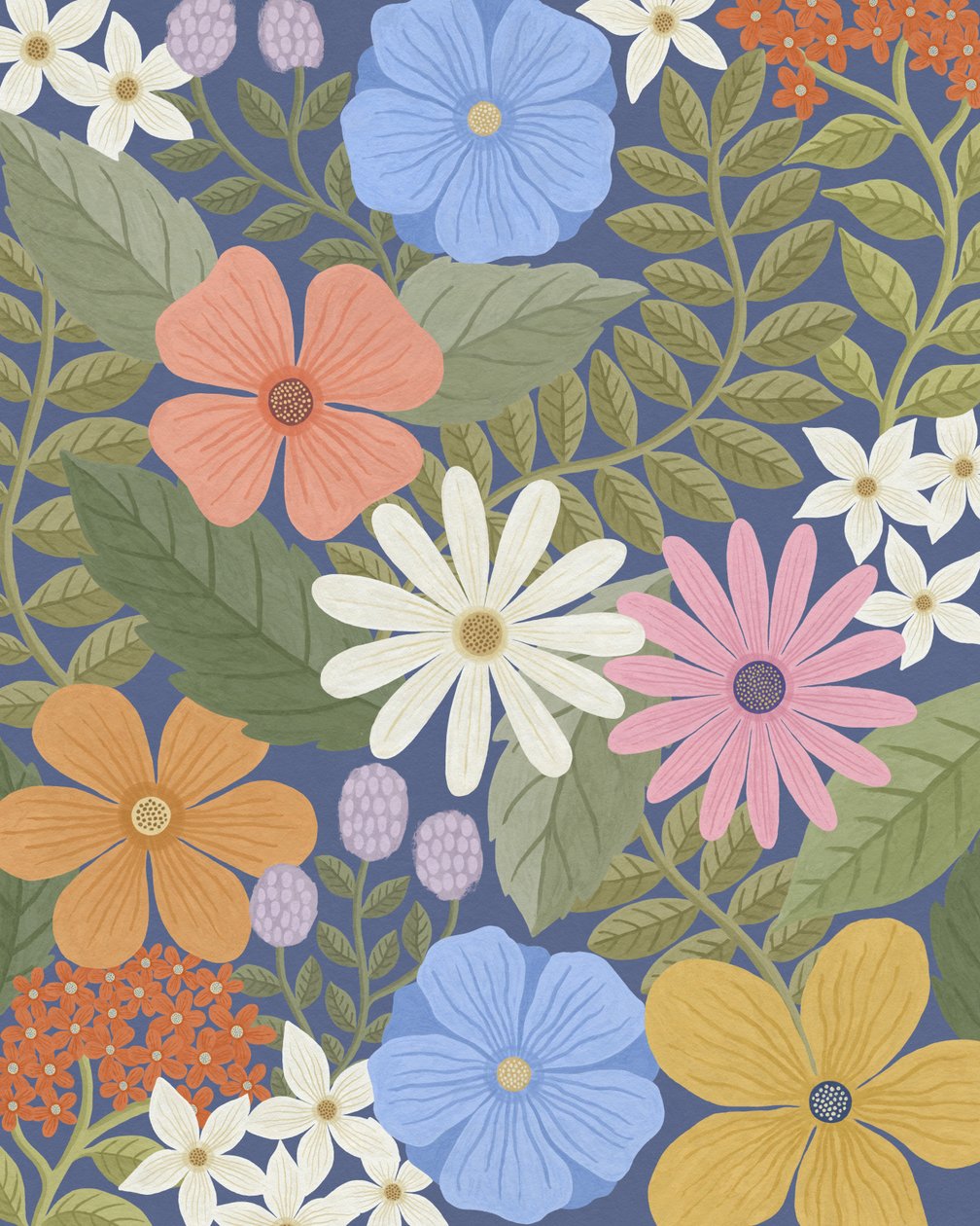 Flores silvestres, 2023 (digital) de Lady Ann de Borja