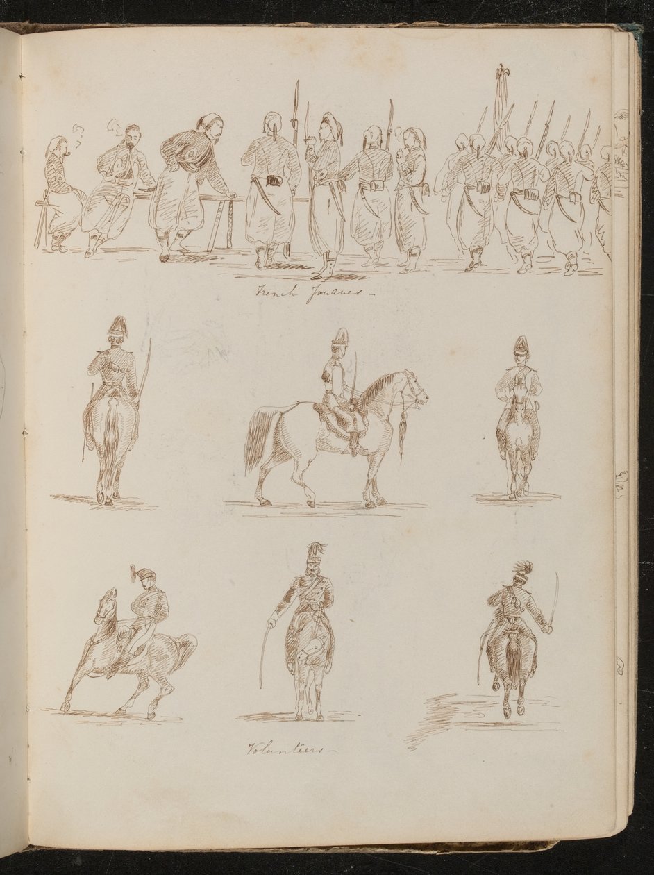Estudo de vinte e um soldados de Lady Butler