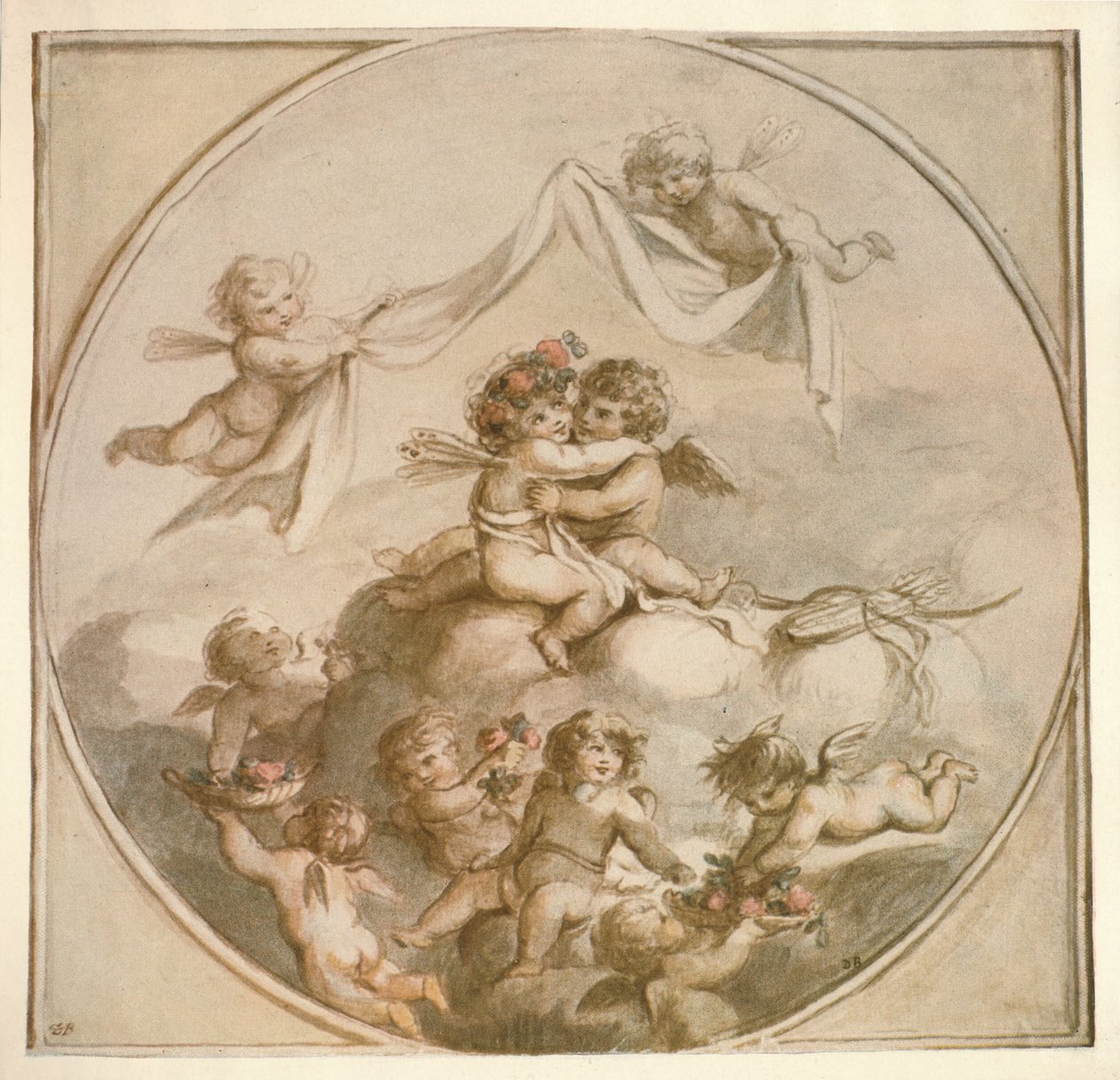 "Cupido e Psique", 1903 de Lady Diana Spencer