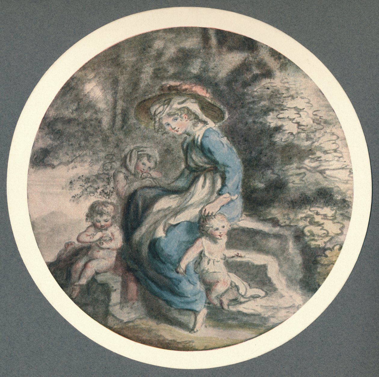 "Lady Herbert e os seus filhos", 1903 de Lady Diana Spencer