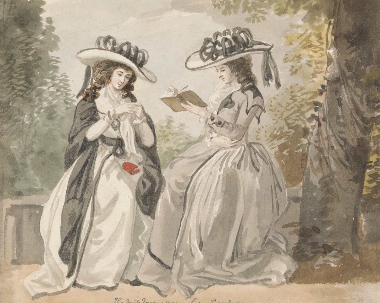 As Misses Van e Lady Salisbury de Lady Salesbury