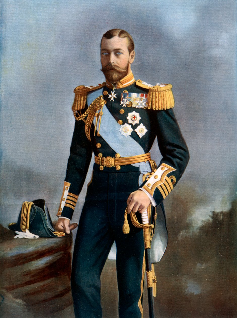 Rei George V, início do século 20. de Lafayette