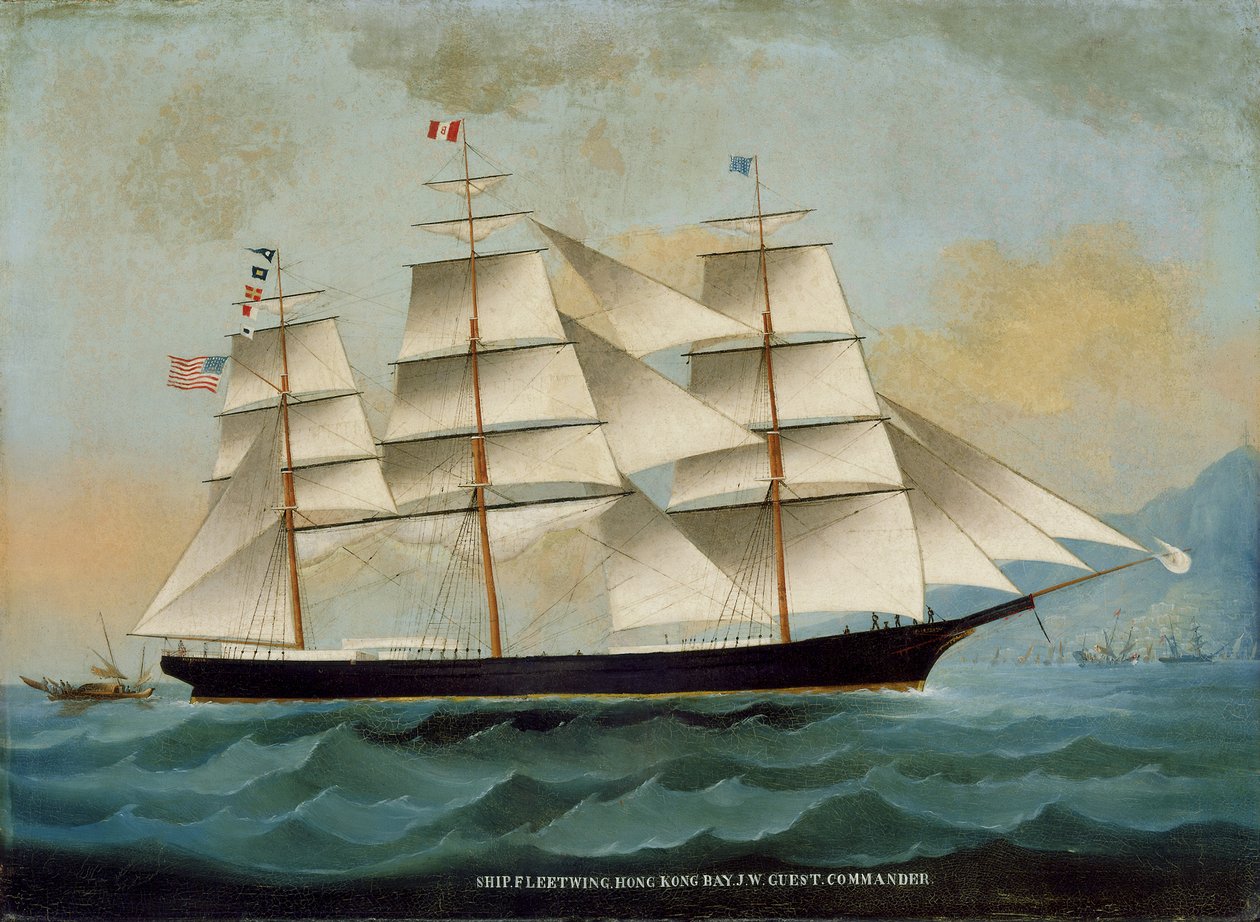 O Navio Fleetwing, Baía de Hong Kong, JW Convidado, Comandante de Lai Sung
