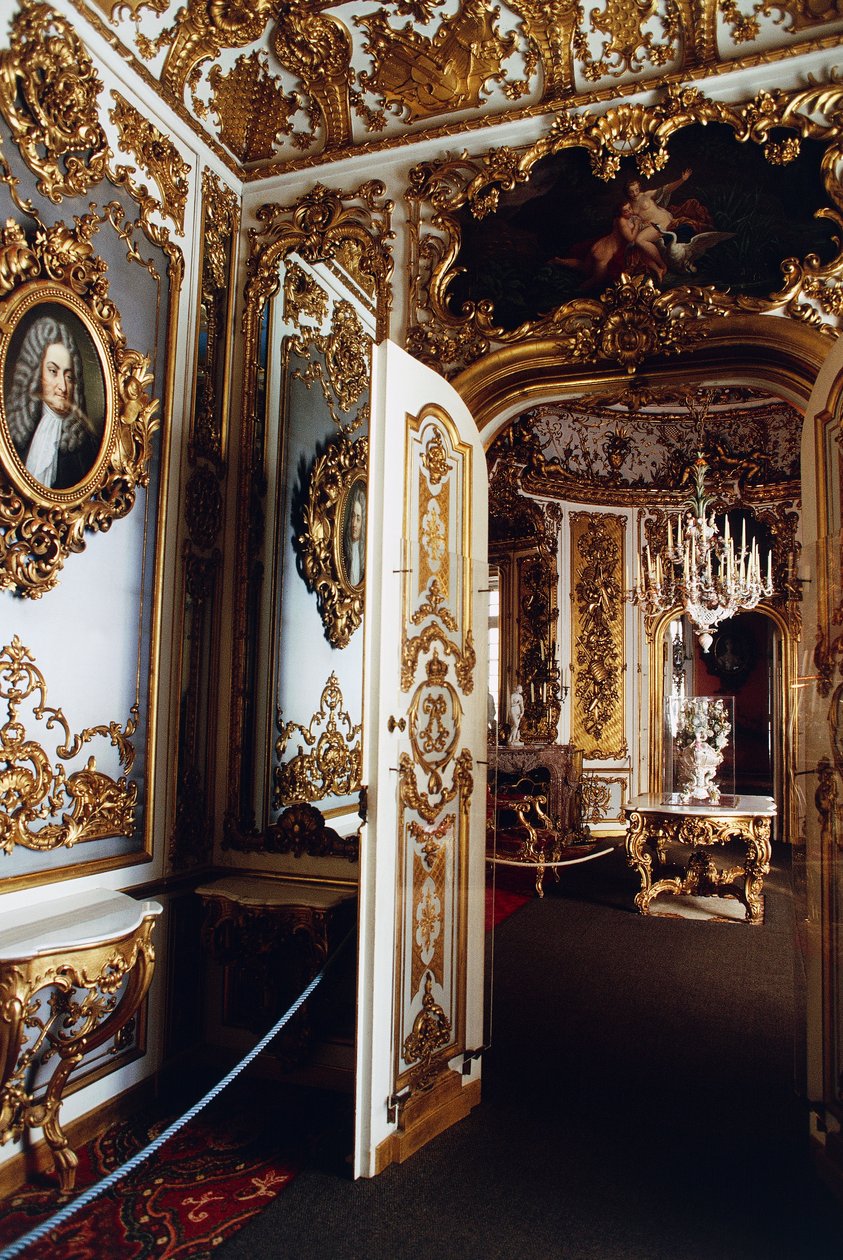Interior do Palácio Linderhof de Ludwig II de Amadeo (after) Modigliani