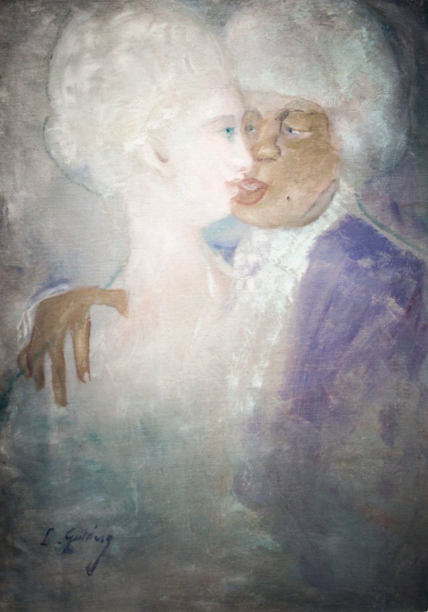 A_mulatt_ferfi_es_a_szoborfeher_assonynPortuguês: Homem Mulato e Mulher Escultura-branca de Lajos Gulácsy
