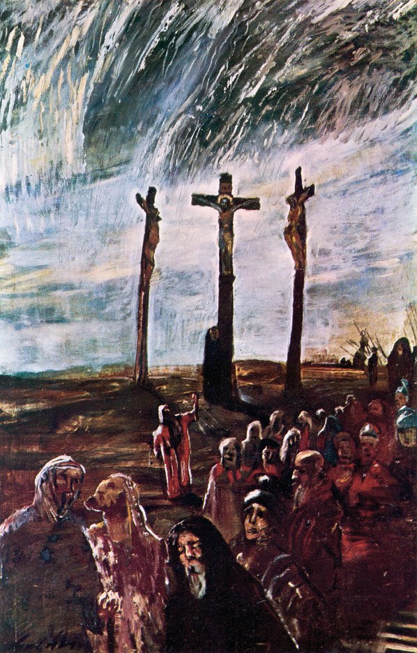 Gólgota de Lajos Gulácsy