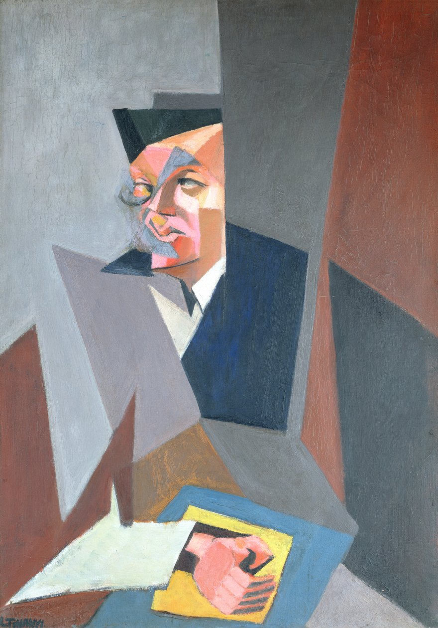 Retrato de Tristan Tzara de Lajos Tihanyi