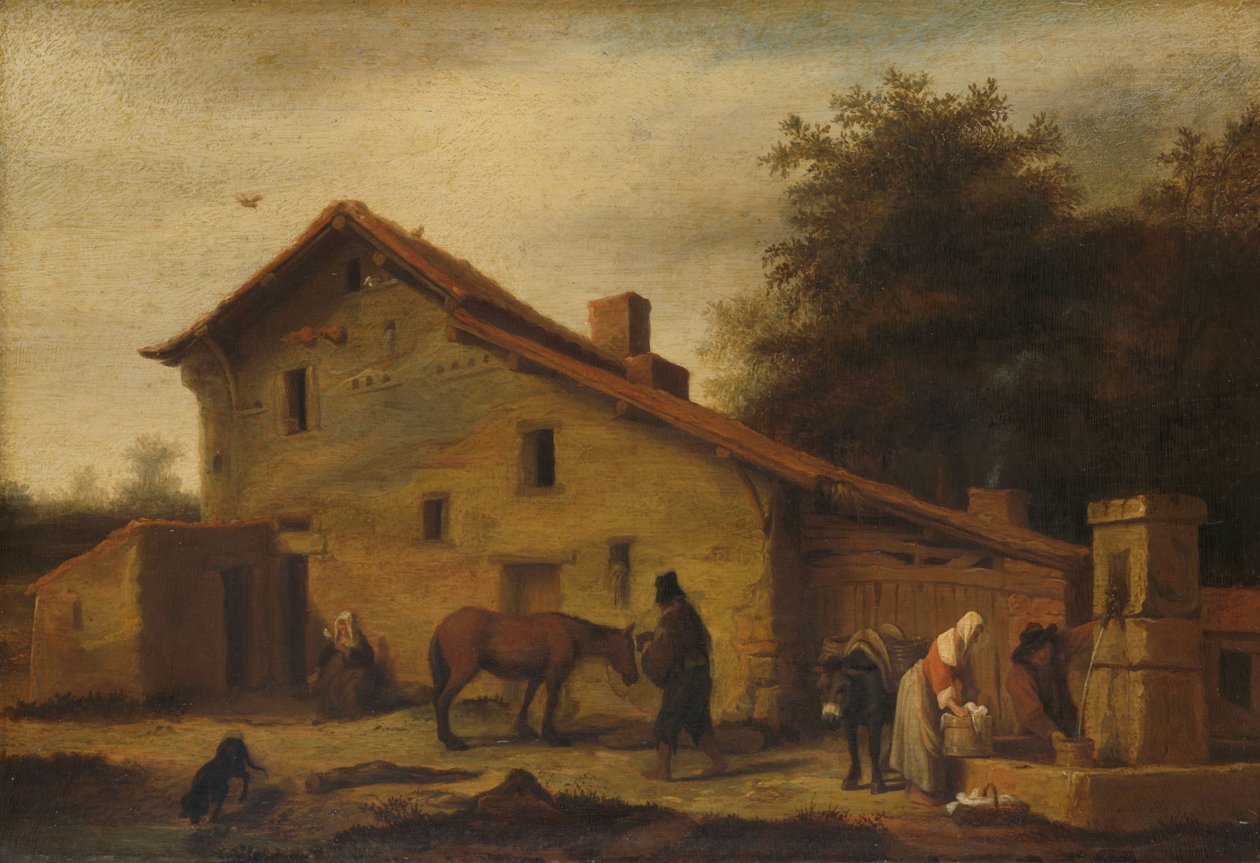 Uma estalagem no Bairro de Nantes de Lambert Doomer