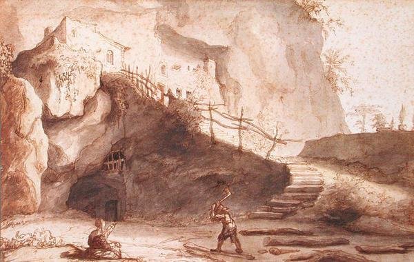 Habitações Rock Dwellings em Saumur, no Loire de Lambert Doomer