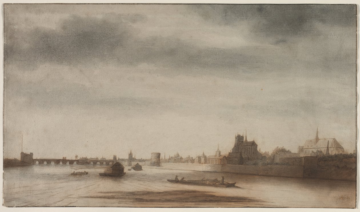 Vista de Orleans do Loire de Lambert Doomer