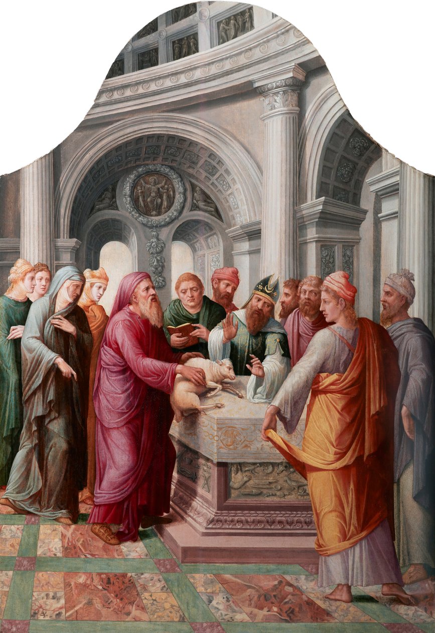A recusa do sacrifício de Joaquim de Lambert Lombard