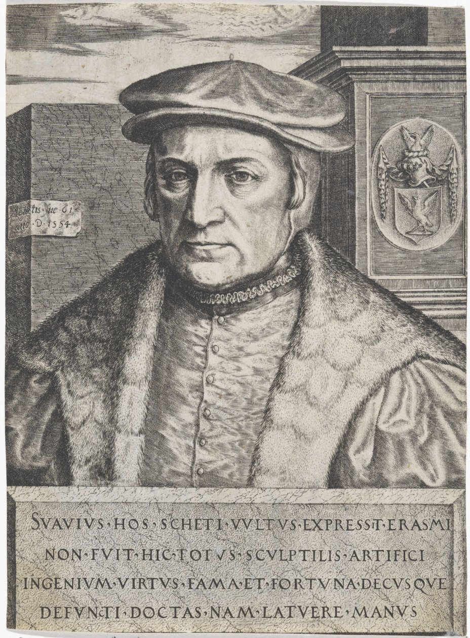 Retrato de Erasmus Schetz de Lambertus Suavius