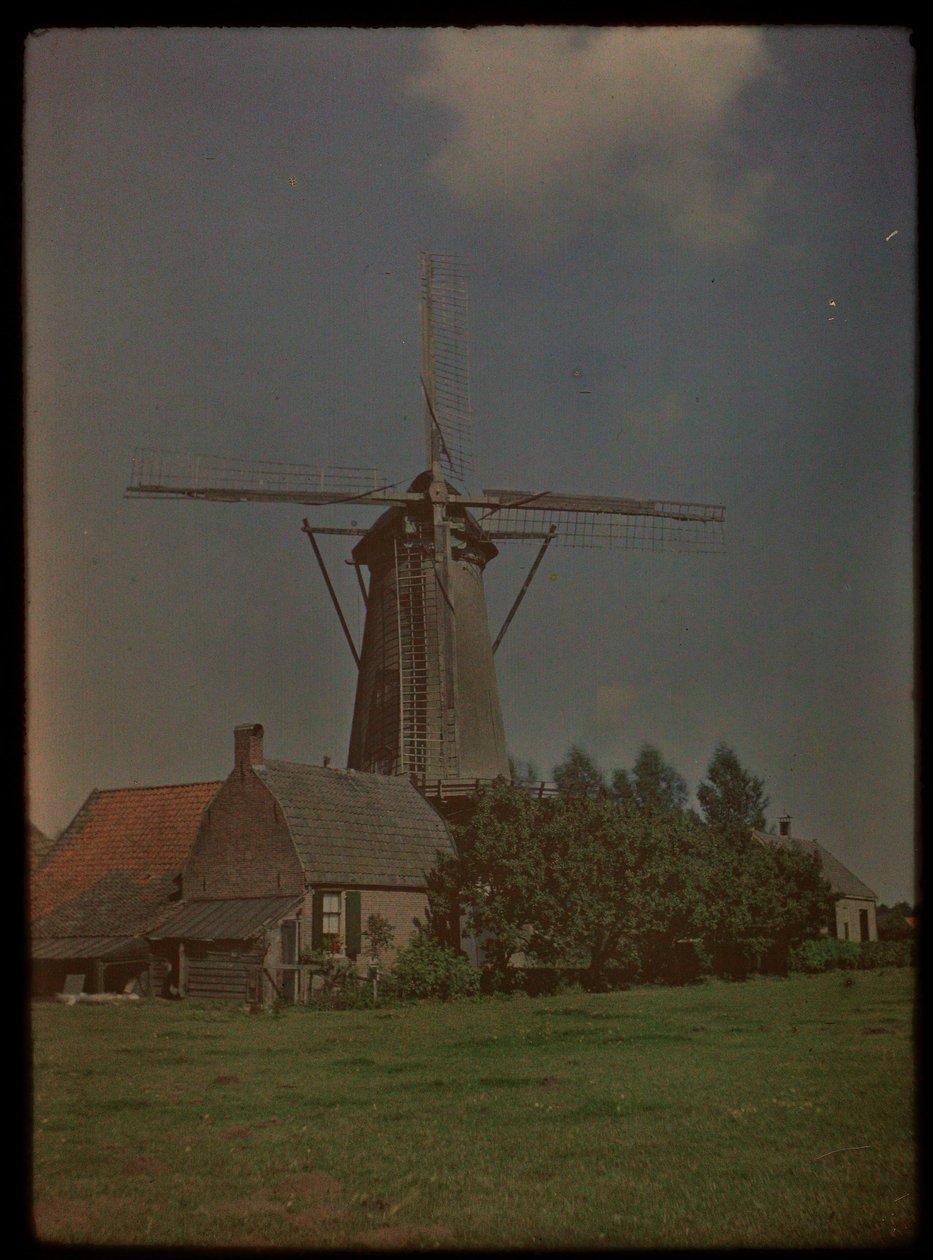 Moinho de vento em Hamlet Het Klompje (ou: De Klomp), Zeist, em Koppeldijk de Lambertus Hendrik van Berk