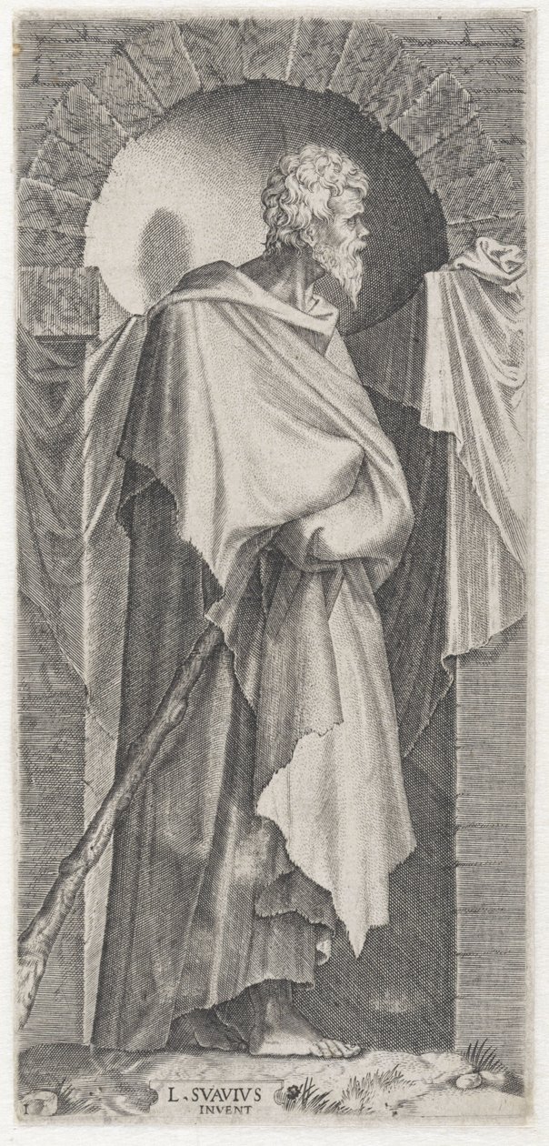 Apóstolo Tiago, o Menor
Cristo, os doze apóstolos e Paulo (título da série) de Lambertus Suavius