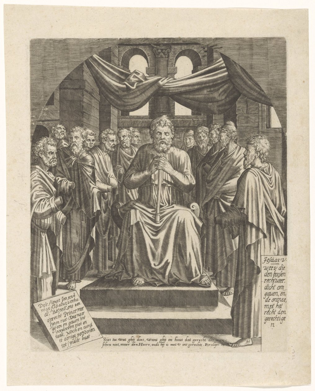 O Justo Soberano (Alegoria da Boa Governação) de Lambertus Suavius