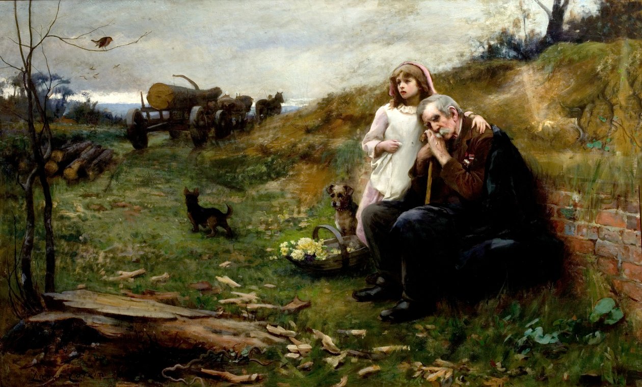 Todos passam como o vislumbre do dia, enquanto outros como frota são nascidos, 1888 de Lance Calkin