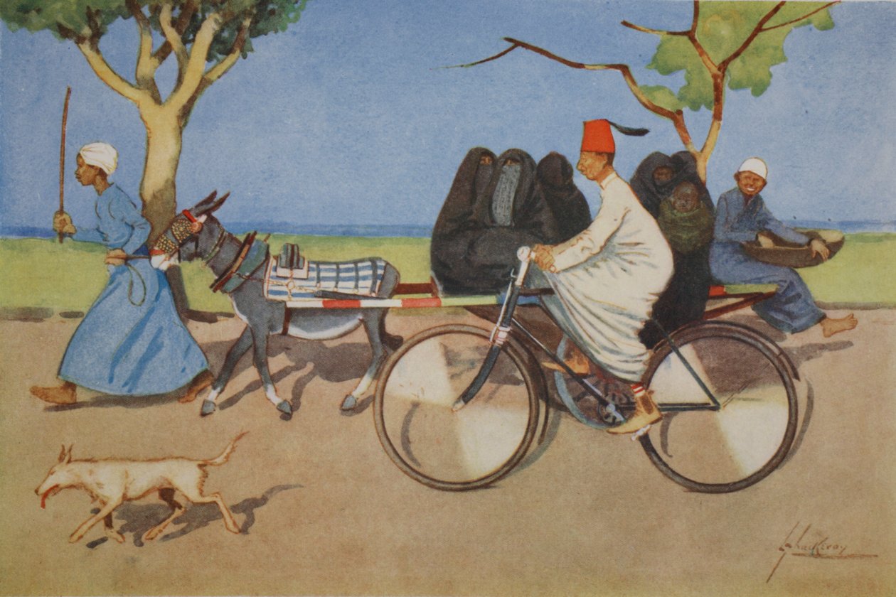 Antigos e Modernos, do &39;Lado da Luz do Egito&39;, 1908 de Lance Thackeray